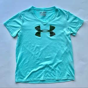 Under Armour | Loose Fit V-Neck Short Sleeve | YOUTH MEDIUM